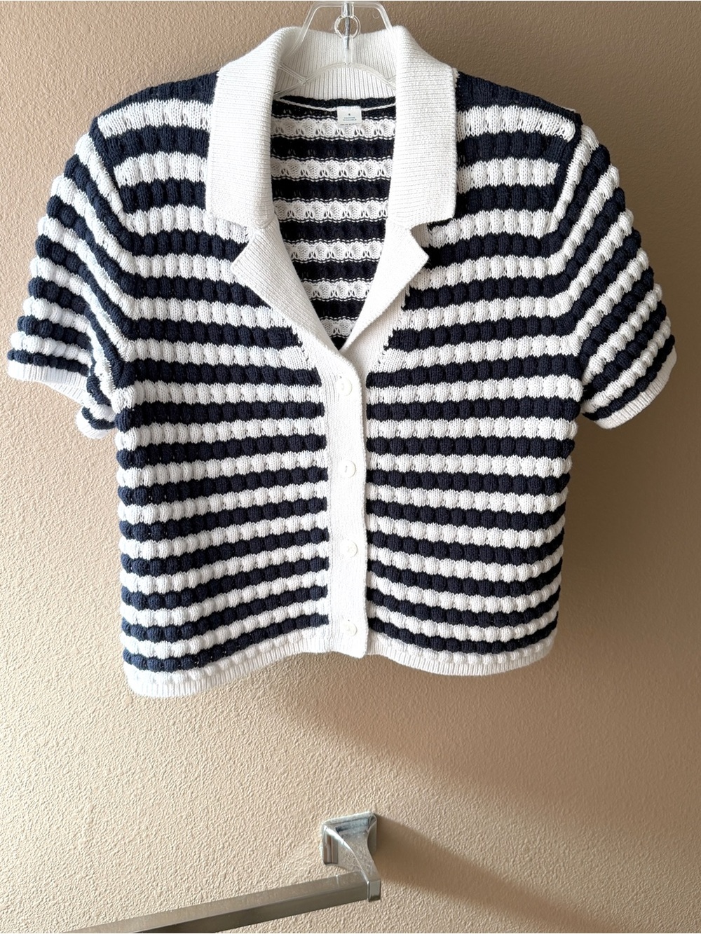 EUC Old Navy Striped Short Sleeve Top